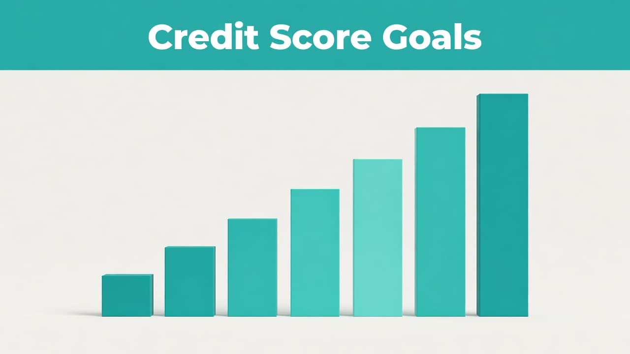 Credit score for a Florida home visual with a rising chart showing mortgage readiness