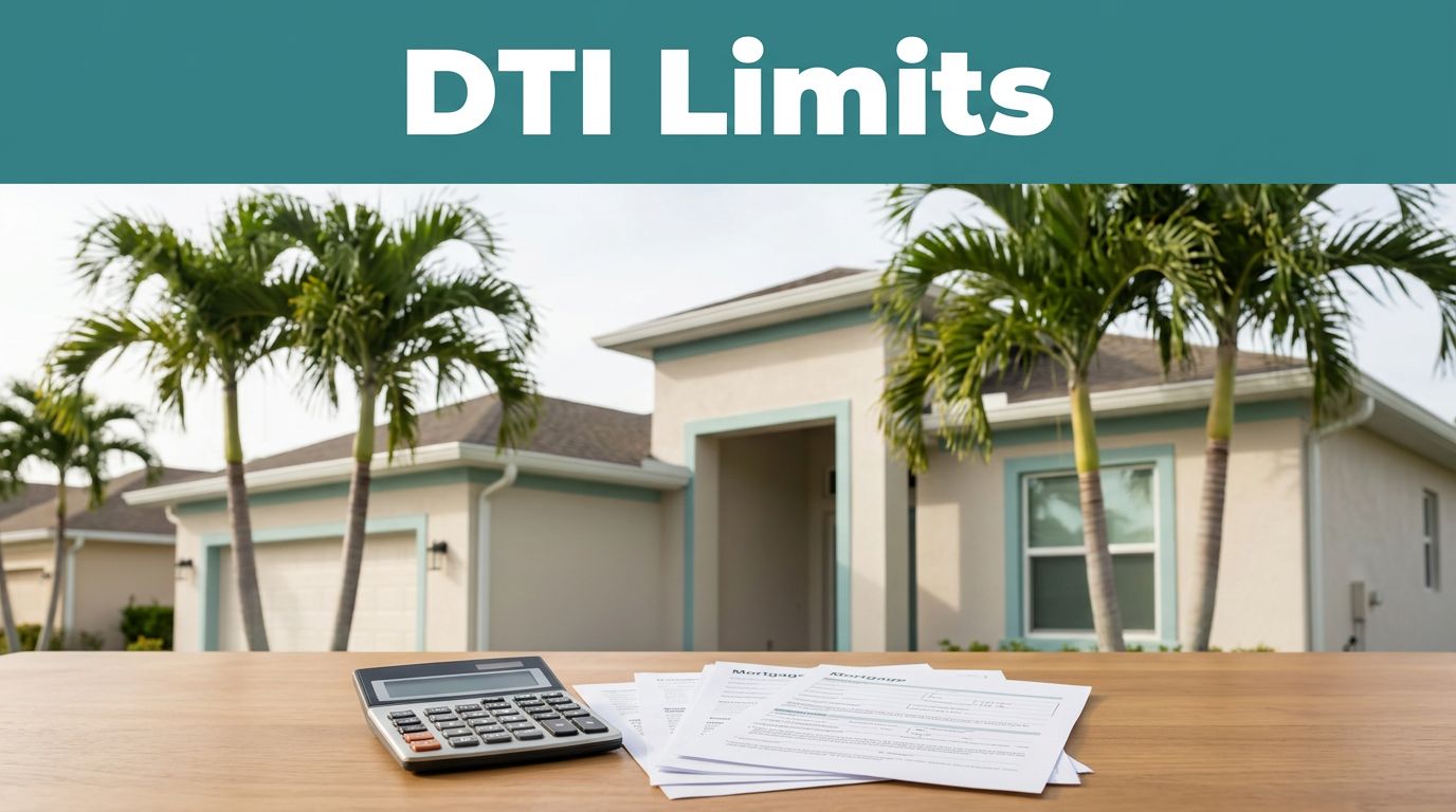 Florida Mortgage DTI Limits Header Florida Mortgage DTI Rules for 2026 Approval