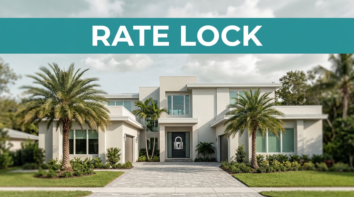 Florida Home Rate Lock Graphic Florida Mortgage Rate Lock Guide for 2026 Buyers